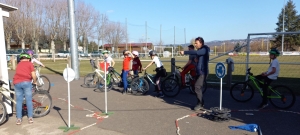 Les écoliers de Bas-en-Basset passent leur permis vélo