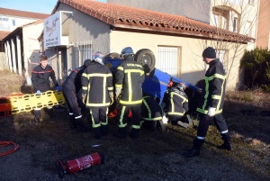 Monistrol-sur-Loire : de nouvelles techniques de désincarcération pour les pompiers (vidéo)