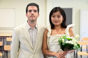 Mariage : Robin et Qingyang à Saint-Maurice-de-Lignon