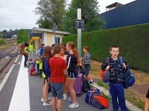 Une escapade d&#039;écoliers de Monistrol à Aurec-sur-Loire