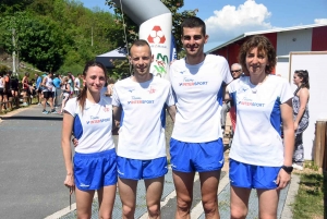 Charlotte Gerlier, Esteban Botelho, Samuel Genova et Valérie Teissedre.