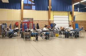 Sainte-Sigolène : plus de 100 donneurs à la collecte de sang
